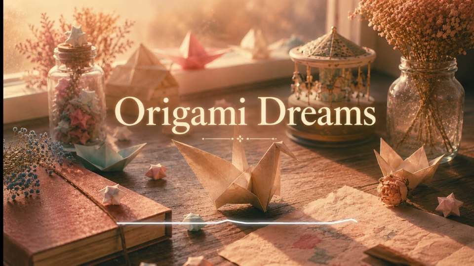 Origami Dreams – What Nostalgia Sounds Like When It Finally Unfolds – lofi track by Energize Echo Music (YouTube thumbnail)