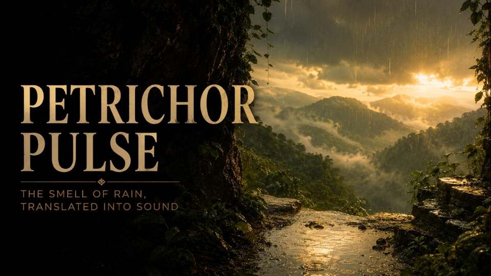 Petrichor Pulse – The Smell of Rain, Translated Into Sound – lofi track by Energize Echo Music (YouTube thumbnail)