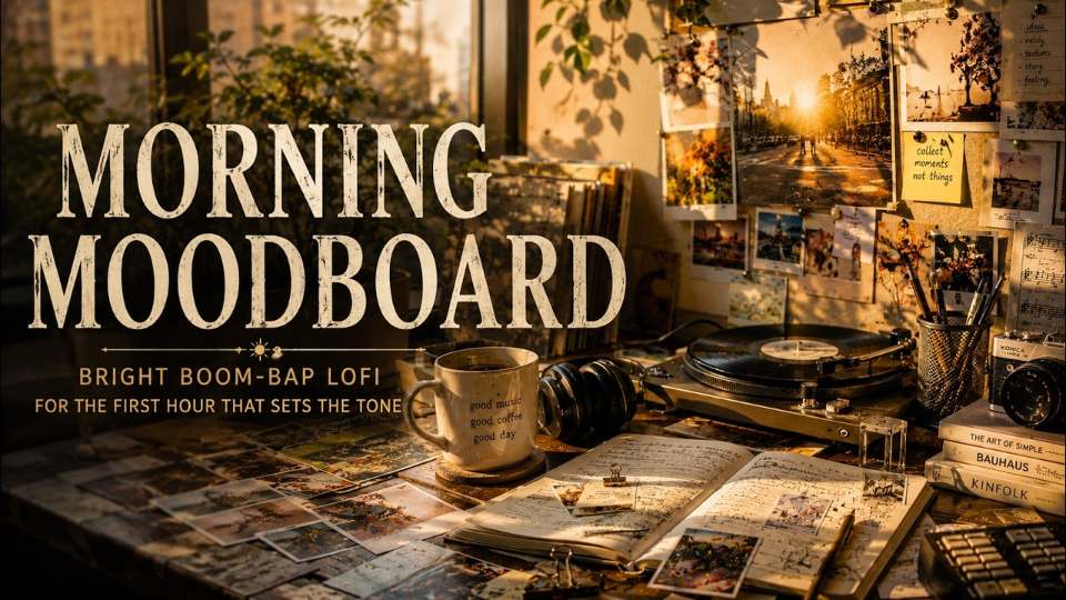 Morning Moodboard – Bright Boom-Bap Lofi for the First Hour That Sets the Tone – lofi track by Energize Echo Music (YouTube thumbnail)