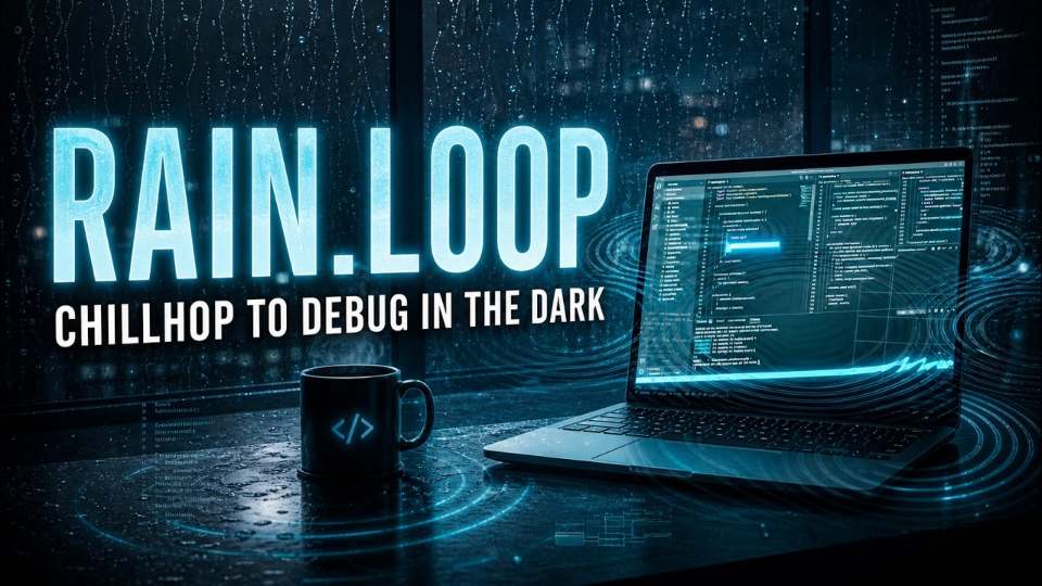 rain.loop – lofi track by Energize Echo Music (YouTube thumbnail)